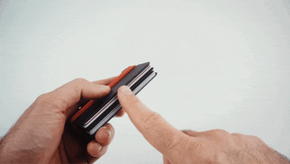 マスベラーノウォレット (Gunpowder) -  34g カーボン製ミニマル財布