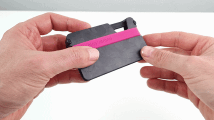 マスベラーノウォレット (Gunpowder) -  34g カーボン製ミニマル財布